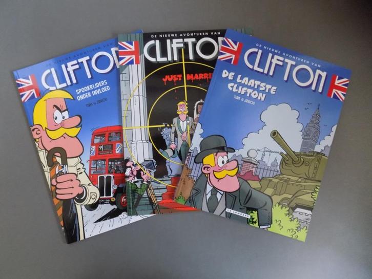 Clifton [Nieuwe avonturen] ~ Complete serie 1 t/m 3, Boeken, Stripboeken, Nieuw, Complete serie of reeks, Ophalen of Verzenden