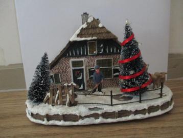 Kerst Boerderij, Typisch Hollands, grote uitvoering beschikbaar voor biedingen