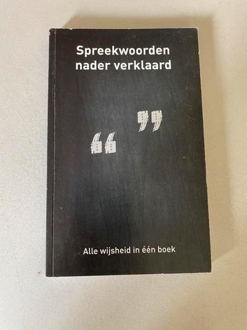 Lerarenopleiding Nederlands - studieboek Spreekwoorden beschikbaar voor biedingen