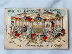 ak kermis attractie kermisattractie les chevaux classe, Ophalen of Verzenden, 1920 tot 1940