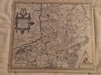 Landkaart Limburg 1633 – Blaeu – zeldzaam & getaxeerd, Boeken, Atlassen en Landkaarten, Gelezen, Ophalen of Verzenden, Landkaart
