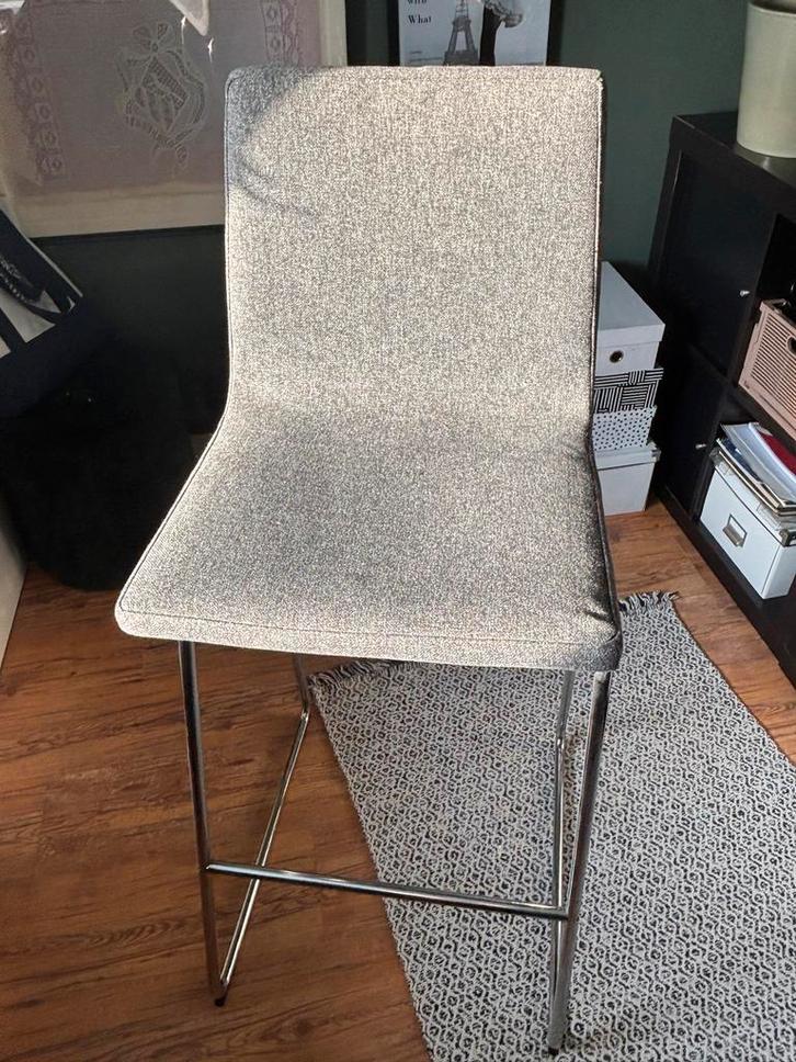 4 x Ikea Hoge Stoel / Kruk, Huis en Inrichting, Barkrukken, Zo goed als nieuw, 60 tot 90 cm, Metaal, 4 krukken, Ophalen