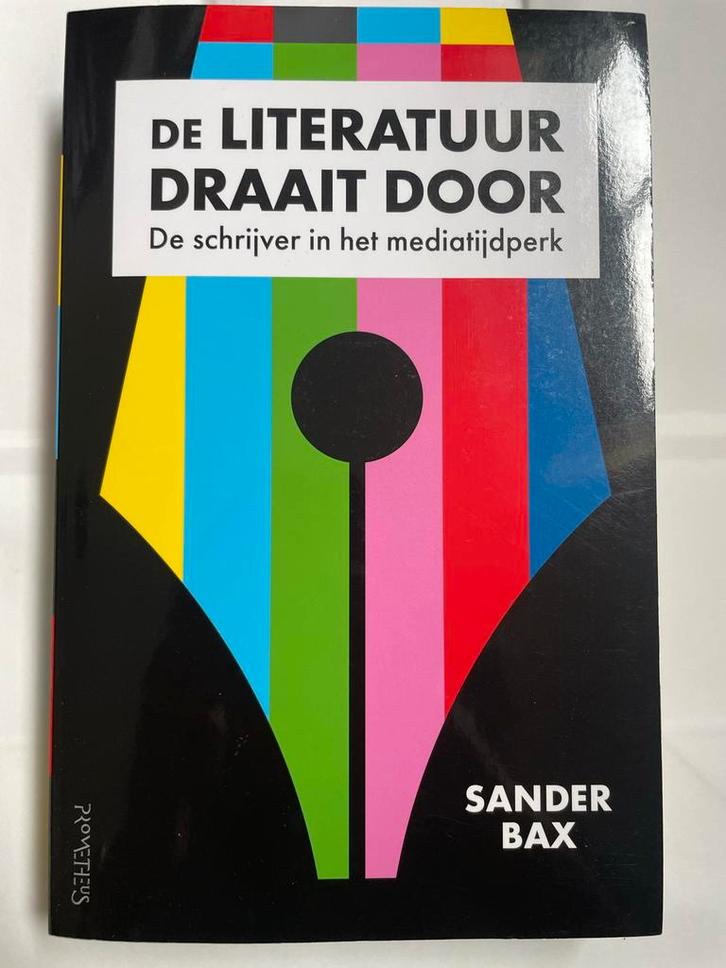 De Literatuur Draait Door - Sander Bax, Boeken, Literatuur, Zo goed als nieuw, Nederland, Ophalen of Verzenden