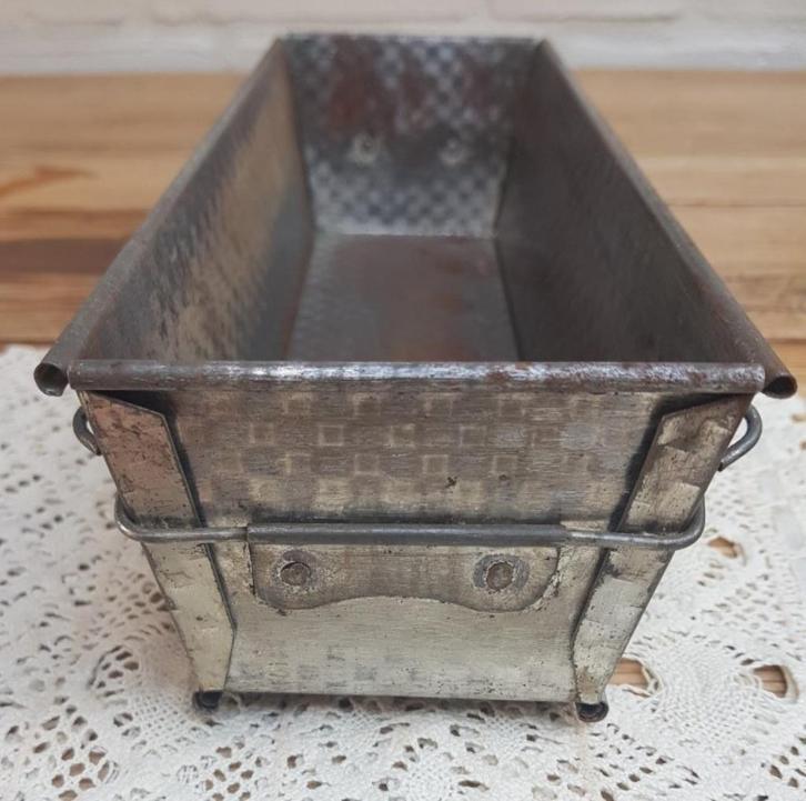 SALE Franse brocante demontabele cakevorm/ cakeblik, Antiek en Kunst, Curiosa en Brocante, Ophalen of Verzenden