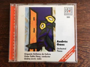 xx Andrés Gaos - Orchestral Pieces / Pérez beschikbaar voor biedingen