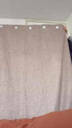 Mooie beige gordijnen met ringen, Huis en Inrichting, 100 tot 150 cm, 200 cm of meer, Beige, Ophalen of Verzenden