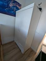 Hoogglans witte kinderkledingkast, Huis en Inrichting, Kasten | Kledingkasten, Ophalen, Gebruikt, 50 tot 100 cm, 150 tot 200 cm