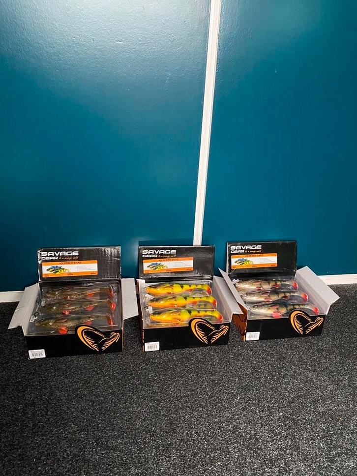 STAPELKORTING Savage Gear Perch shad 20cm 94 gram, Watersport en Boten, Hengelsport | Roofvissen, Nieuw, Overige typen, Ophalen of Verzenden