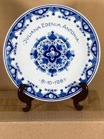 Porceleyne Fles geboorte bord Juliana 1981, Verzamelen, Koninklijk Huis en Royalty, --, Overige typen, Ophalen of Verzenden, Zo goed als nieuw