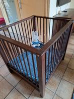 Bopita Box Donkerbruin met Verhoogplaat, Kinderen en Baby's, Ophalen, Gebruikt, Ledikant