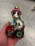Kerstornament koe tractor, Diversen, Kerst, Ophalen of Verzenden, Nieuw