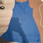 Jurk 44 blauw, Kleding | Dames, Jurken, Maat 42/44 (L), Zo goed als nieuw, Onder de knie, Verzenden