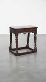 Antieke Engelse eikenhouten joint stool/ kruk uit 17e eeuw, Antiek en Kunst, Antiek | Meubels | Stoelen en Banken, Ophalen