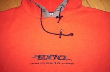 EXLO sweater oranje fleece maat 164 - nieuw -