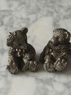 Zilveren Beertjes - Set van 2, Ophalen of Verzenden
