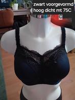 Voorgevormde bh's 75C 2 kleuren, Ophalen of Verzenden, Zwart, BH