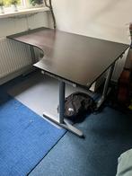 IKEA Galant hoekbureau zwart, Ophalen, In hoogte verstelbaar, Zo goed als nieuw, Bureau