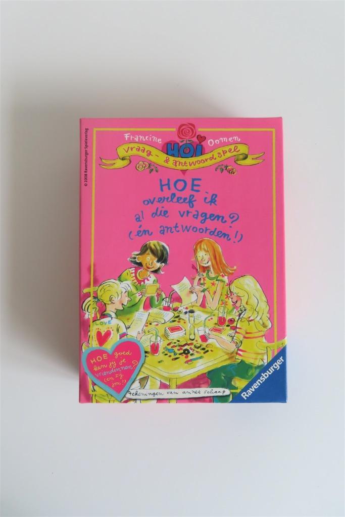 Hoe Overleef Ik Al Die Vragen - Francine Oomen *Nieuw* (3199, Hobby en Vrije tijd, Gezelschapsspellen | Kaartspellen, Nieuw, Een of twee spelers