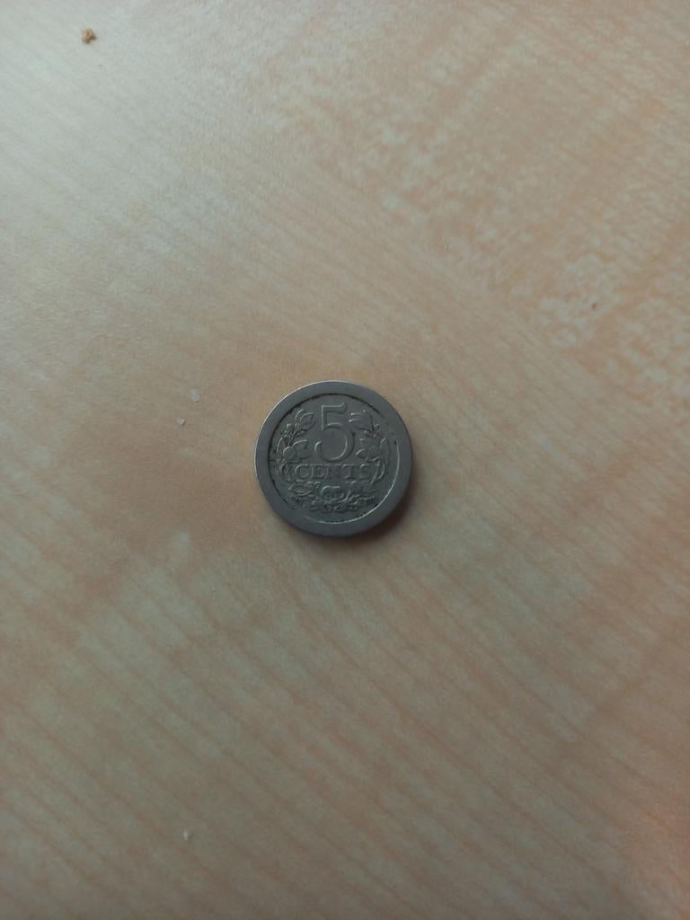 5 Cent 1907 - Wilhelmina - Cupro-Nikkel, Postzegels en Munten, Munten | Nederland, Ophalen of Verzenden, Koningin Wilhelmina, 5 cent