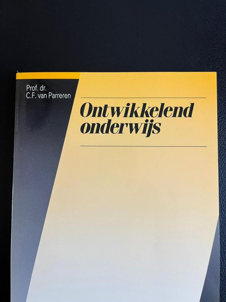 PABO - Ontwikkelend onderwijs- Van Parreren, Boeken, Studieboeken en Cursussen, Zo goed als nieuw, HBO, Alpha, Ophalen of Verzenden