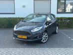 Ford Fiësta 1.0 92KW/125PK 5D 2014 APK ST-Line Full!, Voorwielaandrijving, 125 pk, Zwart, Leder en Stof