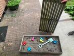 Kinder picknick tafel met evt zandbak. Gratis af te halen, Ophalen, Gebruikt, Hout