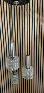 Vintage Glaspendel Hanglamp, Ophalen of Verzenden