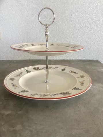 Wegdwood Etagère Kerst Windsor Christmas 2 laags beschikbaar voor biedingen