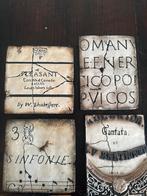 5 Decoratieve Wandtegels - Shakespeare, Beethoven, Cicero, Ophalen of Verzenden, Gebruikt