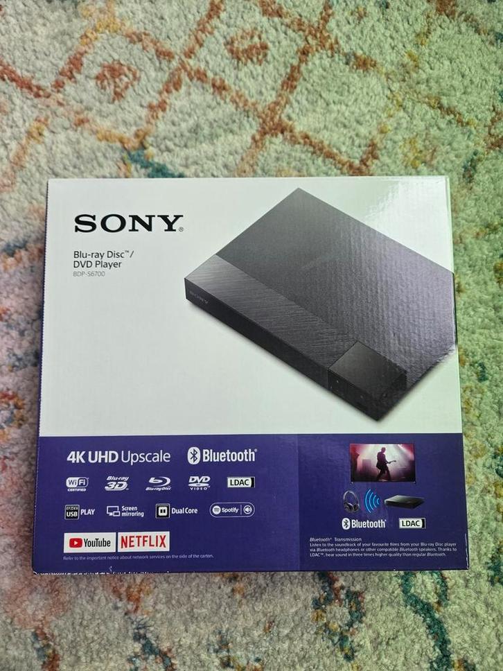Sony BDP-S6700 Blu-ray/DVD Speler - Nieuw in doos, Audio, Tv en Foto, Blu-ray-spelers, Nieuw, Sony, 3D, Wi-Fi, Ophalen of Verzenden