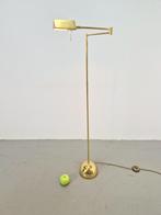 Regency sölken vloerlamp messing verstelbaar leeslamp ´70, Huis en Inrichting, Lampen | Vloerlampen, N, N, Vintage, Ophalen of Verzenden