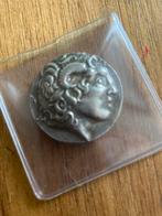 Grote zware munt, Tetradrachme zilver Griekse oudheid., Verzenden, Overige landen, Losse munt, Zilver