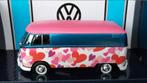 Volkswagen VW Transporter T1 Valentine 1:24 Motormax Pol, Hobby en Vrije tijd, Modelauto's | 1:24, Verzenden, Zo goed als nieuw