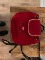 Rode vilten rugzak - Handgemaakt Oostenrijk, Overige merken, Minder dan 30 cm, 25 tot 40 cm, Nieuw