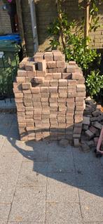 Tuinbestrating Gebruikte Klinkers - 860+ stuks - 10x10x3 cm, Doe-het-zelf en Verbouw, Metselstenen, Ophalen, Gebruikt, Bakstenen