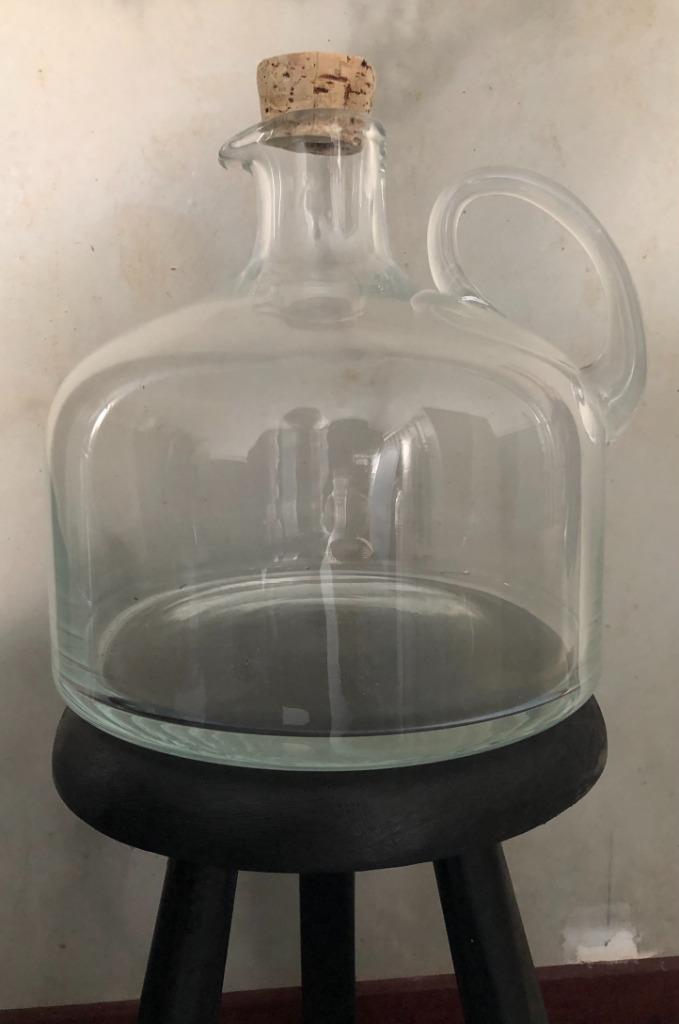 Glazen fles, Huis en Inrichting, Woonaccessoires | Overige, Gebruikt, Ophalen