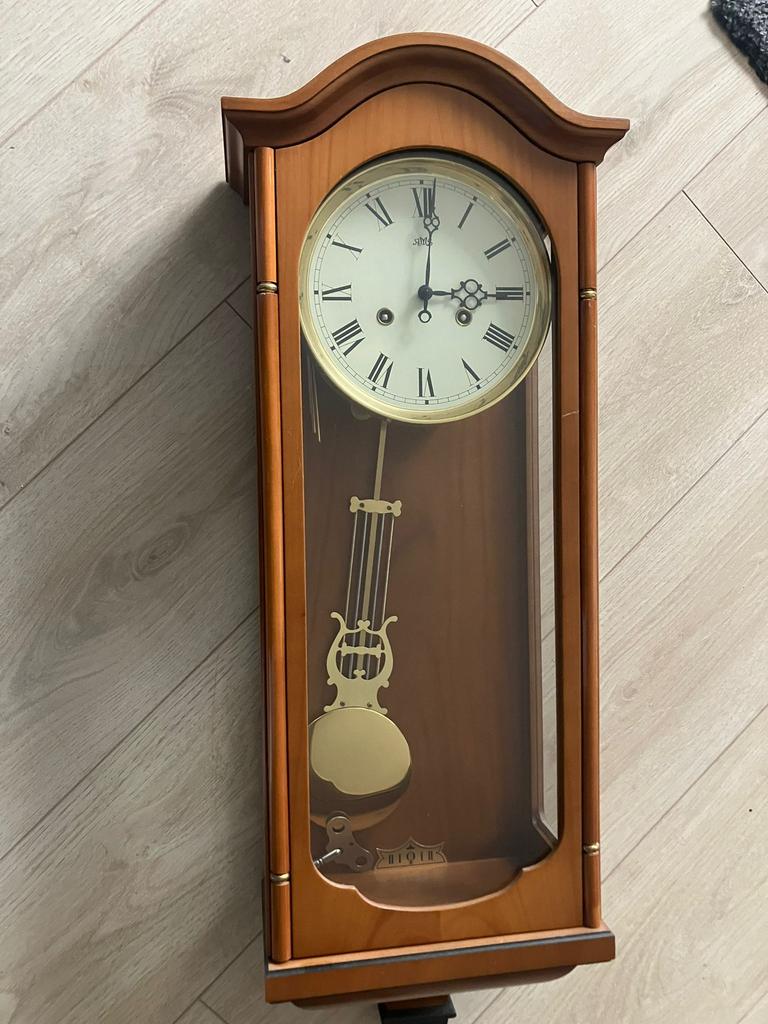 Mooie wandklok, Ophalen of Verzenden, Zo goed als nieuw, Wandklok