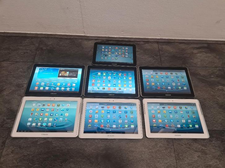 Te koop 7 Samsung Galaxy Tab 2 10.1 WiFi GT-P5110, Computers en Software, Android Tablets, Gebruikt, Wi-Fi, 10 inch, 16 GB, Ophalen