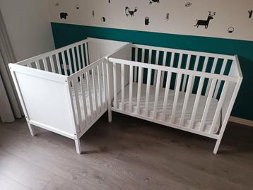 2x ledikant, Sundvik, Ikea, 60x120 beschikbaar voor biedingen