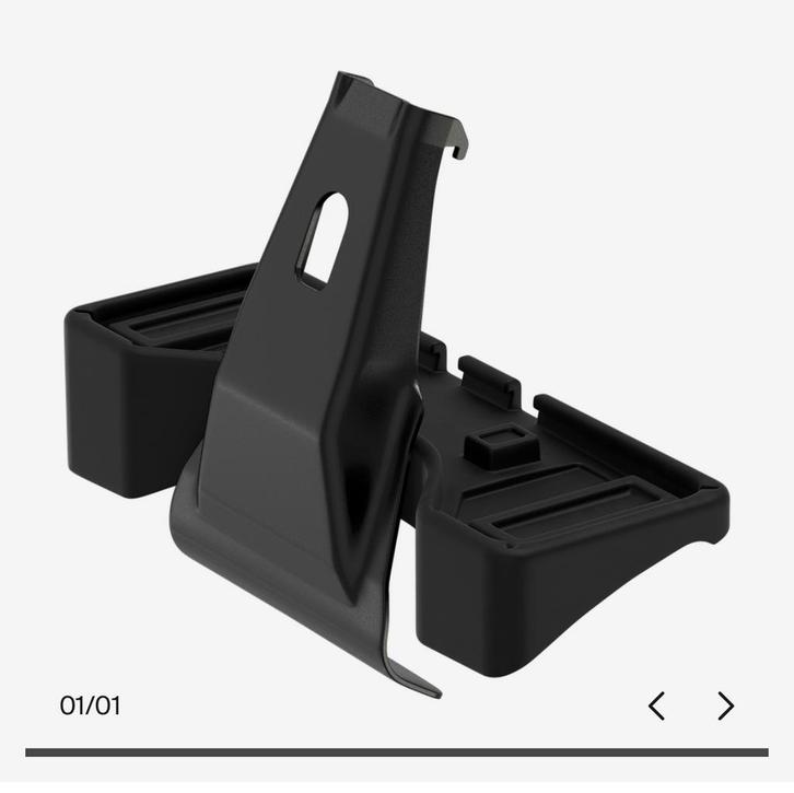 Te koop; Thule dakdrager kit 145101 voor Polo vanaf 2018, Auto diversen, Dakdragers, Zo goed als nieuw, Ophalen of Verzenden