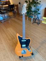Fender Jaguar Capri Orange, Ophalen of Verzenden, Zo goed als nieuw, Solid body, Fender