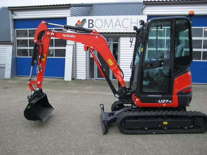 Kubota U27-4 High spec (bj 2025), Zakelijke goederen, Machines en Bouw | Kranen en Graafmachines, Graafmachine