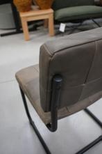 10 x eetkamerstoel Nelson Jess Design metaal leer sledestoel, Huis en Inrichting, Stoelen, Ophalen, Zo goed als nieuw, Metaal