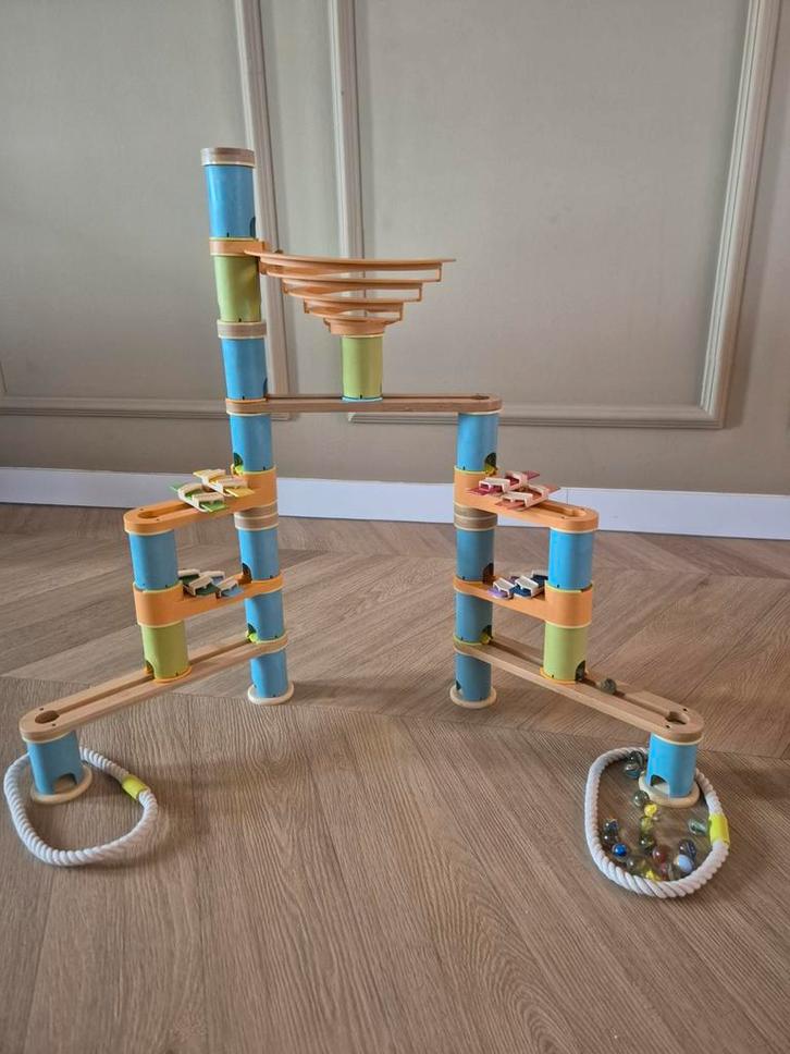 Loef Muzikale Knikkerbaan - Bamboe Educatief Speelgoed