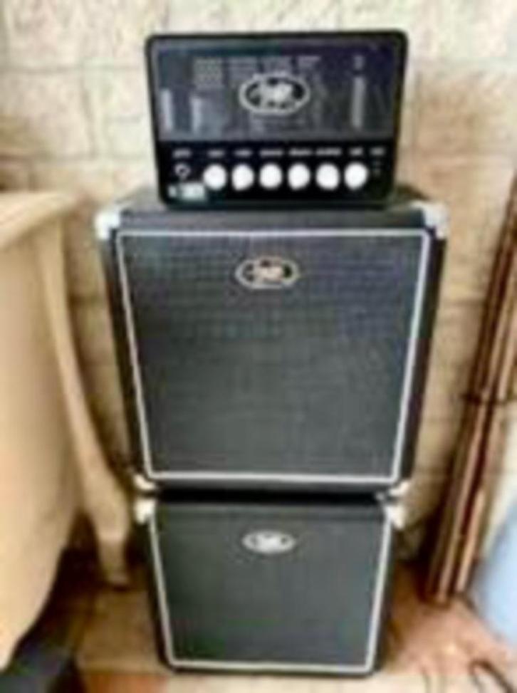 Hayden Lil Mofo ministack (versterker, twee mini cabs) zgan, Muziek en Instrumenten, Versterkers | Bas en Gitaar, Zo goed als nieuw