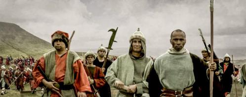 Complete middeleeuwse nomadische steppekrijgers kostuums, Hobby en Vrije tijd, Kostuums, Theaterbenodigdheden en LARP, Gebruikt
