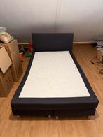 Twijfelaar Bed 120x200 - Gebruikt, Huis en Inrichting, Ophalen, Gebruikt, Zwart, Twijfelaar