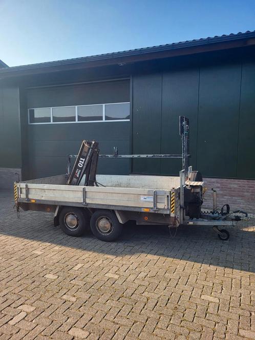 Anssems aanhanger met hydraulische kraan, Auto diversen, Overige Auto diversen, Ophalen