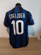 Sneijder gesigneerd truitje Inter Milaan met fotobewijs, Shirt, Ophalen of Verzenden, Zo goed als nieuw, Buitenlandse clubs