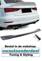 Achterklep Ducktale Spoiler Zwart Geschikt Voor Audi A3 8V L, Auto diversen, Tuning en Styling, Ophalen of Verzenden